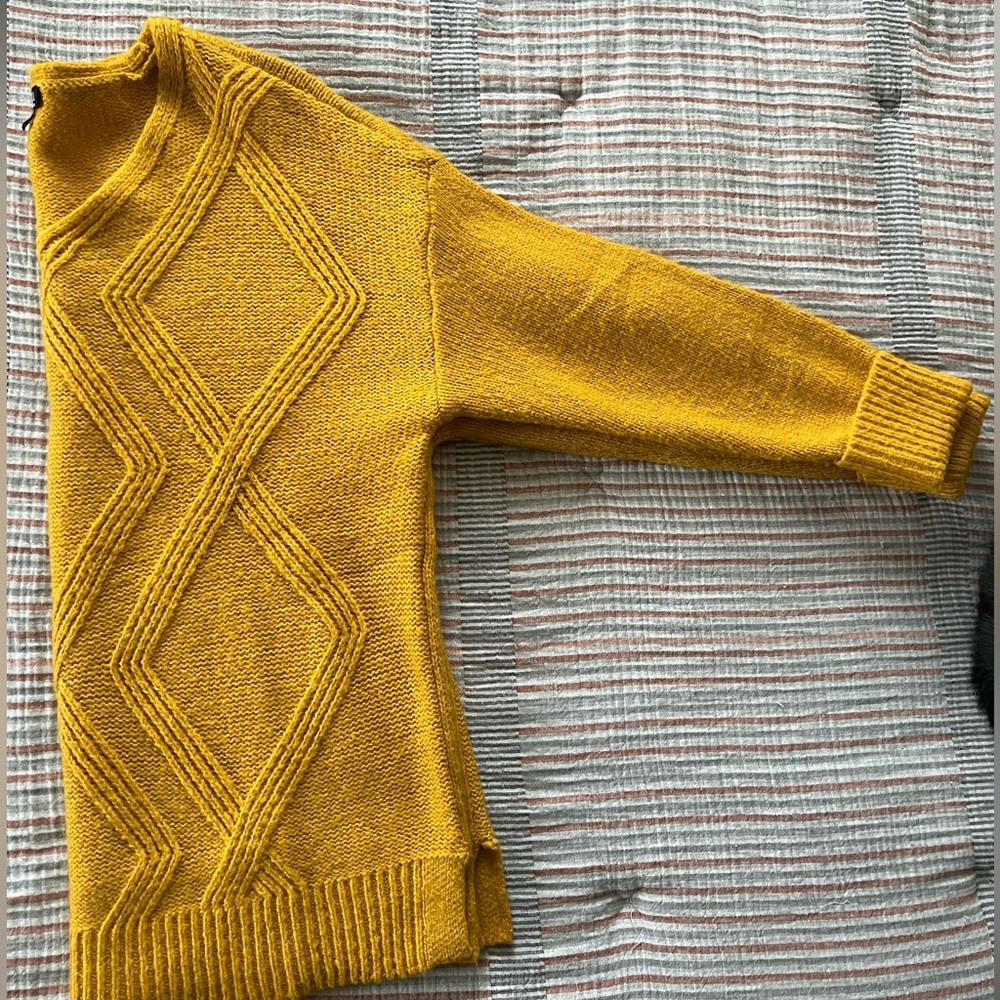 Yellow Knit Sweater